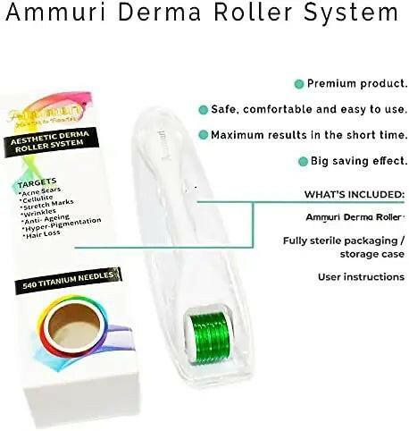 Ammuri Skincare Micro Needle Derma Roller System-3